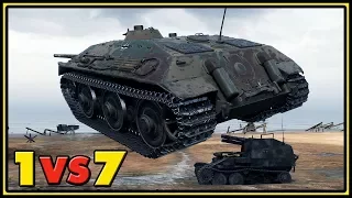 E 25 - 12 Kills - 1 VS 7 - World of Tanks Gameplay