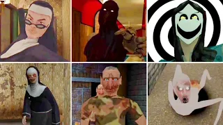 Reverse Jumpscare | Evil Nun 2 Vs Smiling X Zero Vs Smiling X Corp 2 Vs The Nun And Many More