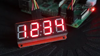 Raspberry Pi 4-Digit 7-Segment LED Module Demo