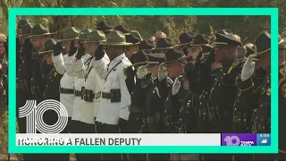 Family, friends and community come together to remember fallen Polk County deputy