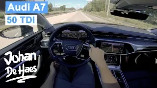 Audi A7 Sportback 50 TDI 286 hp POV test drive