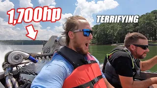 Riding In Mike Finnegan's 11.7 Liter Twin Turbo BIG BLOCK Jet Boat!!! (Nearly 2,000 Horsepower)