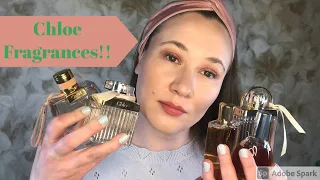 Chloe Perfume Collection Review! All 12 of my Chloe Fragrances!! Love Story, Nomade & more!