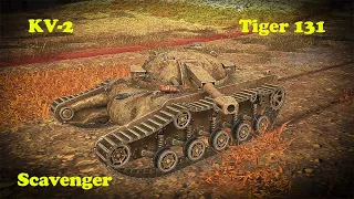 Scavenger ● KV-2 ● Tiger 131 - WoT Blitz UZ Gaming