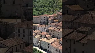 Abandoned City On A Mountain In Italy