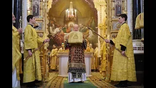 Божественная литургия перед открытием XXVII Рождественских чтений