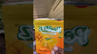 Trying Viral Peelerz Gummy mango candy #shorts