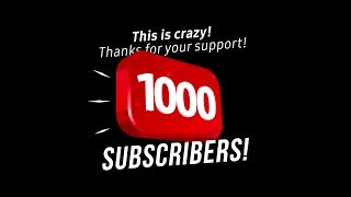 Free Motion Graphics Stock Footage. 1K Subscribers Thank you video card. Free Download