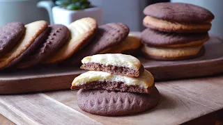 Delicious and easy cookies for tea or coffee! Recipe for vanilla chocolate cookies.