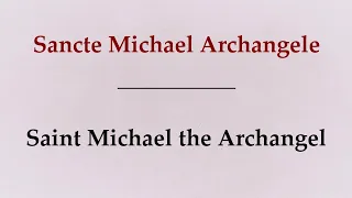 SAINT MICHAEL PRAYER in Latin