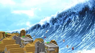 MINECRAFT TSUNAMI DESTROYS CITY!