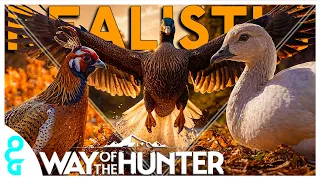 Realistic BIRD Hunt,  MY FIRST DUCK! | WAY OF THE HUNTER