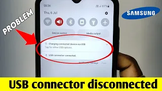 How To Fix USB Connector Disconnected Samsung | USB Connector Connected Disconnected Problem