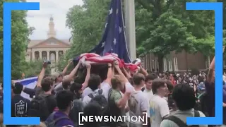 American flag protected by UNC fraternity brothers | On Balance