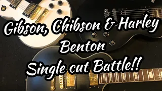 Single Cut BATTLE!! Gibson vs Chibson vs Harley Benton