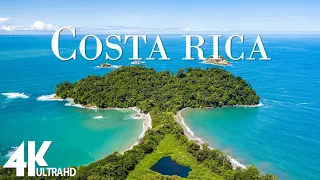 FLYING OVER COSTA RICA (4K UHD) - Relaxing Music Along With Beautiful Nature Videos