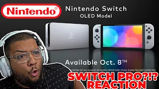 Nintendo Switch (OLED model) - Announcement Trailer REACTION - IS THIS THE SWITCH PRO?!