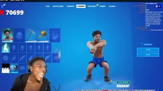 IShowSpeed Reacts To His Emote Funny