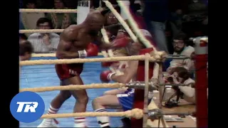 Marvin Hagler vs Loucif Hamani | ON THIS DAY FREE FIGHT | Halger sends Hamani Thru the Ropes