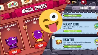 OPENING 🔥108🔥 MAGICAL SPHERES + UPDATE ANCIENT TOTEM - King of thieves