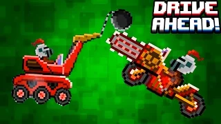 DRIVE AHEAD #1 Разбей голову противнику веселая игра про машинки