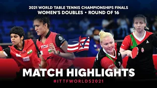 Batra/Kamath vs Madarasz/Pota | 2021 World Table Tennis Championships Finals | XD | R16