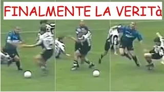 Juventus-Inter 1998 | IL FALLO DI RONALDO SU IULIANO - Le parole dell'arbitro!