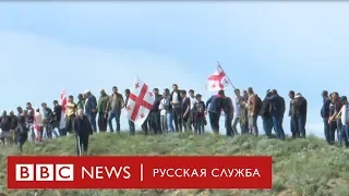 Протест на границе: Тбилиси и Баку не поделили монастырь