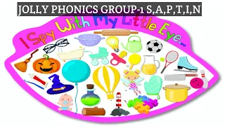 PHONICS I SPY GAME (JOLLY PHONICS GROUP-1 SOUNDS)