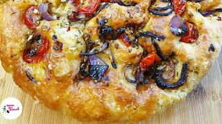 Easy Delicious Focaccia Bread In Airfryer | Airfryer Recipes | Easy Airfryer Recipes |