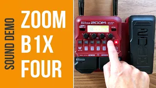 ZOOM B1 Four / B1X Four - Sound Demo (no talking)