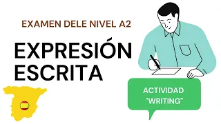 EXAMEN DELE A2 #2 TAREA DE EXPRESIÓN ESCRITA /español fácil/learn spanish/ spanish activities/