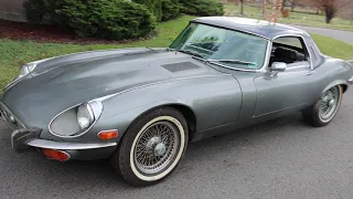 1973 Jaguar XKE Series III V12 Roadster Matching Numbers