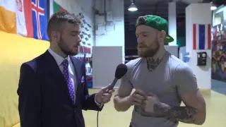 Interview with Conor McGregor: "We'll see what they say when Jose crumbles inside one"