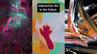 Interactive Art Demo + New Particle Based Work from Scratch :: Touchdesigner & Kinect