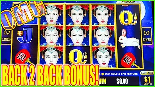 OMG Back To Back Bonus on Autumn Moon Dragon Link Slot Machine