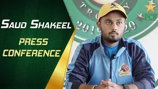 Khyber Pakhtunkhwa vs Sindh | Saud Shakeel press conference | Quaid e Azam Trophy 2019-20 | PCB