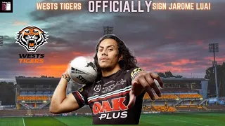 JAROME LUAI SIGNS WITH THE WESTS TIGERS STARTING IN 2025 | NRL 2024/2025