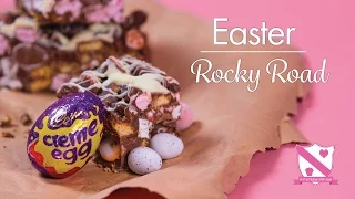 Easter Cream Egg Rocky Road - In The Kitchen With Kate