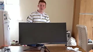 Acer Predator X34 UltraWide 1440p Gaming Monitor Unboxing