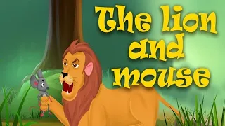 Story for kids//The lion and the mouse 🦁🐀 written story for children//short story for kids 🦁🐀🐣👶