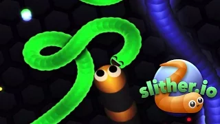 SLITHER.IO CLOSE CALL MEGA KILLSTREAK WORLD RECORD GAMEPLAY MOMENTS!!!