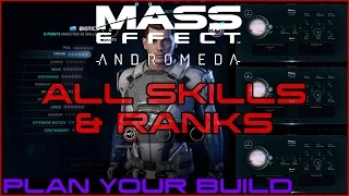 Mass Effect Andromeda: All Skills & their Ranks: Plan your Build