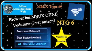 Browser im MBUX OHNE Vertrag? | Tipps #9 (NTG6) | Mikas Mercedes-Benz-Welt