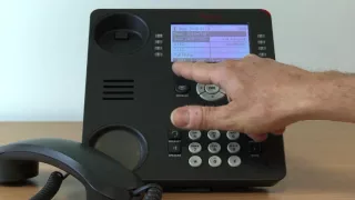 18. Avaya Telephone System - Call Hold on the 9608