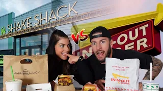 In-N-Out VS Shake Shack | Battle of the burgers !!