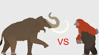 Woolly Mammoth VS Gigantopithecus
