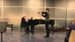Sander Kuitert (12) playing Wieniawski, Legende Op.17