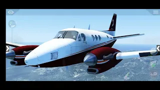 king air c90 startup takeoff and landing shutdown