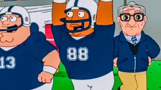 Peter Plays Football For Joe Paterno | Family Guy